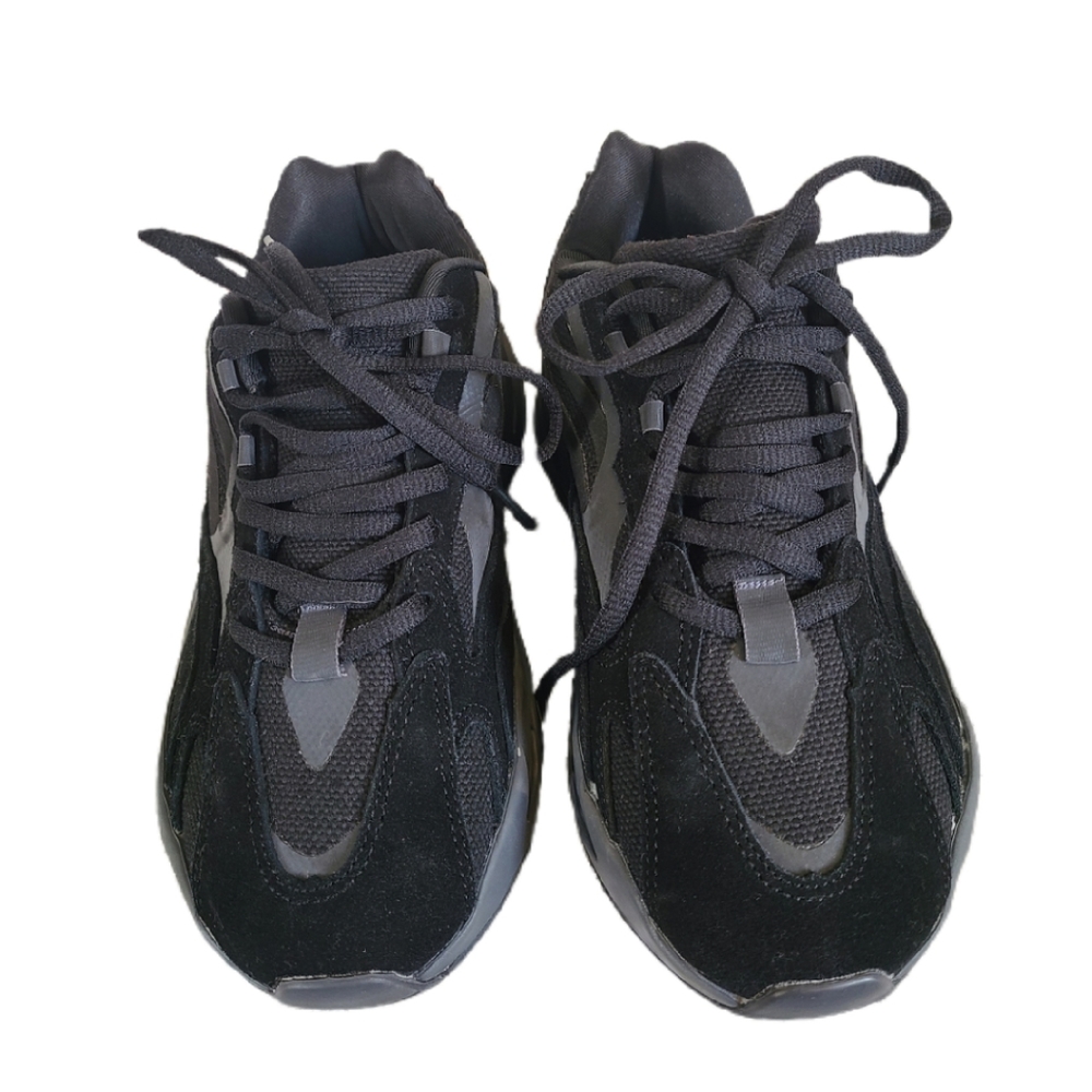 ADIDAS YEEZY ORTHOLITE APE 07/20 BLACK SNEAKERS - Picture 3 of 9